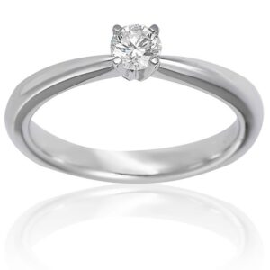 Classic 4 Prong Setting 18 Gold / Platinum