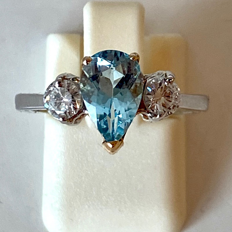 Blue topaz ring. | Rebekajewelry