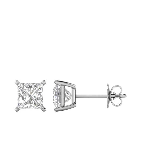 Share 76+ princess cut diamond earrings gold super hot - esthdonghoadian