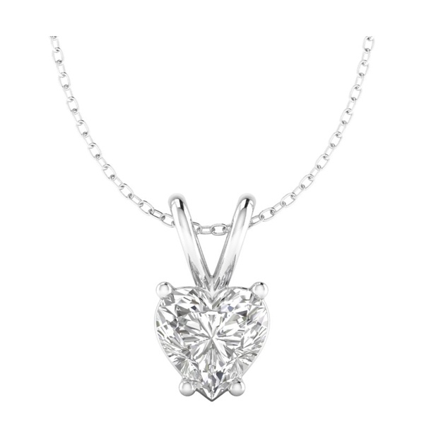 Heart Shape Lovebright Essential Diamond Necklace - 99411CBADFGNKWG –  Carter Jewelers