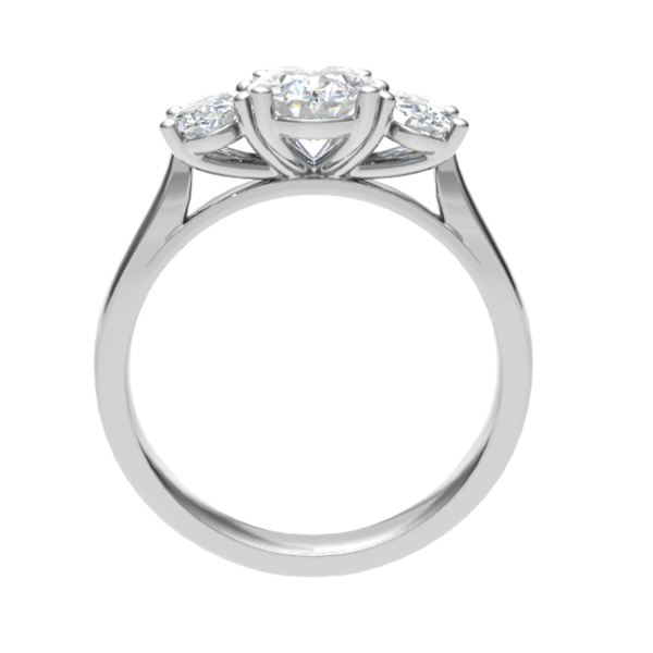 Oval Shape Soft Shank Solitaire Synthetic Preview Ring | Clairamor –  CLAIRAMOR